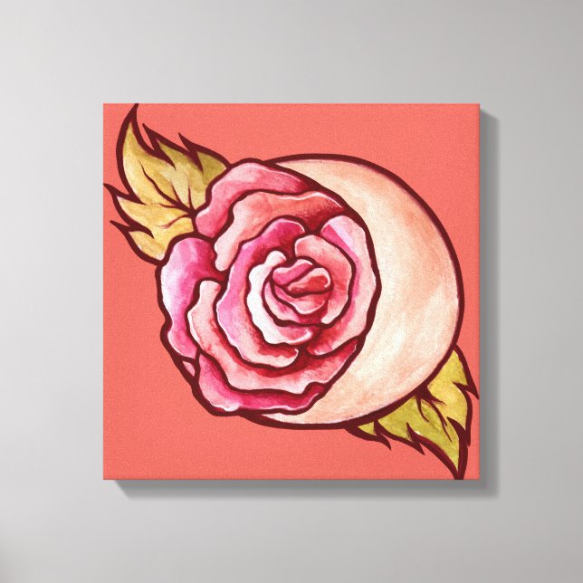 Impressão Em Tela A Lua (Frente)