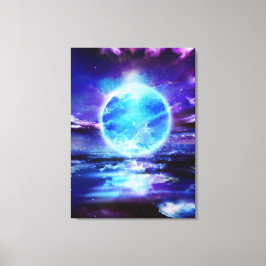 Impressão Em Tela A Lua