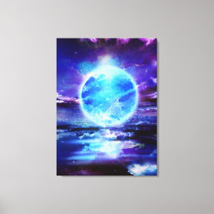 Impressão Em Tela A Lua