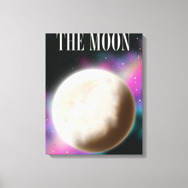 Impressão Em Tela A Lua (Frente)