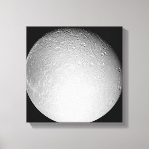 Impressão Em Tela A lua Dione de Saturn
