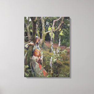 Impressão Em Tela A madeira Enchanted (óleo em canvas)
