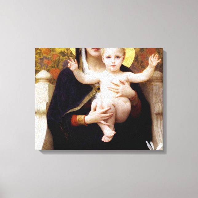 Impressão Em Tela A Madona De Lily William Adolphe Bouguereau (Frente)