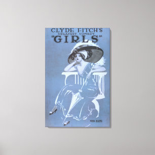 Impressão Em Tela A maior comédia de Clyde Fitch, "Girls" Theater 2