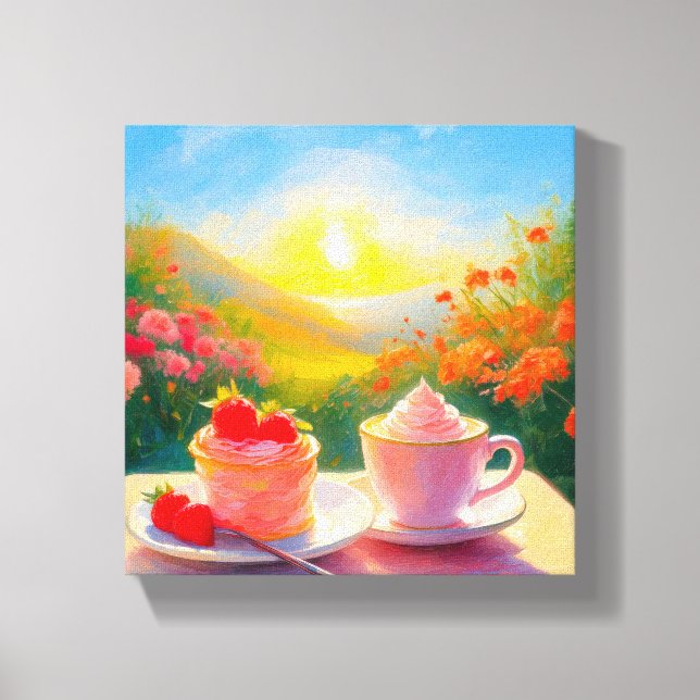 Impressão Em Tela A mais doce tarde do dia (Frente)