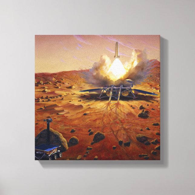 Impressão Em Tela A Mars ascent Veículo 2 (Frente)