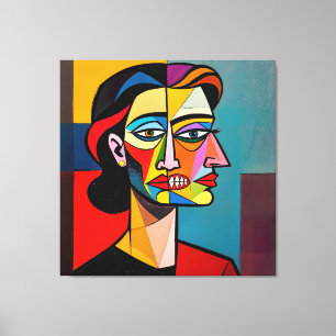 Impressão Em Tela A Máscara e o Monstro - Retrato de um Enganador