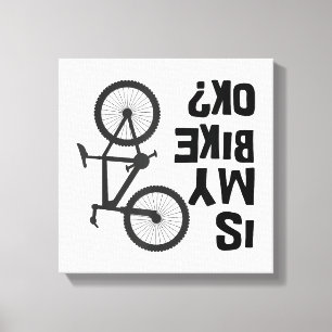 Impressão Em Tela A Minha Bicicleta Está Engraçada?