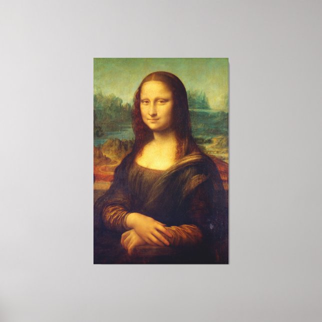 Impressão Em Tela A Mona Lisa (Frente)
