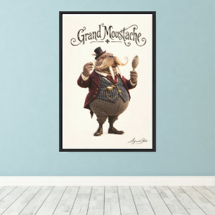 Impressão Em Tela A Morsa Vaidosa