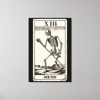 Impressão Em Tela A morte, Death tarot Card/