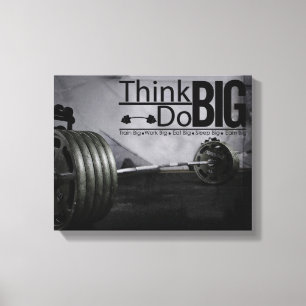 Impressão Em Tela A motivação da inspiração cita o poster do