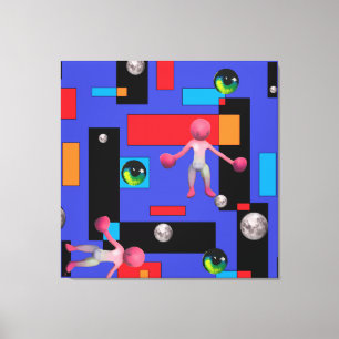 Impressão Em Tela A múmia II - Ken Gage Abstrato Art