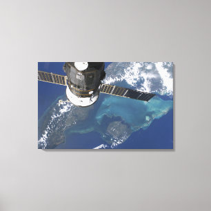Impressão Em Tela A nave espacial entrada do progresso 22