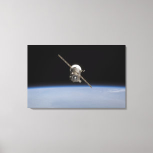 Impressão Em Tela A nave Soyuz TMA-11 acima do cavalo da Terra