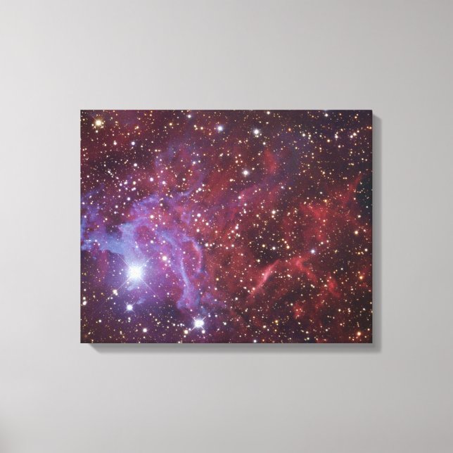 Impressão Em Tela A Nebulosa Estrela Flaming IC405 (Frente)