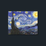 Impressão Em Tela A Noite Estrelada<br><div class="desc">A Noite Estrelada de Vincent van Gogh,  1889.</div>