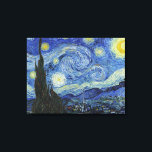 Impressão Em Tela A Noite Estrelada de Van Gogh<br><div class="desc">A Noite Estrelada por Van Gogh. Visite minha loja para obter um design mais interessante e mais opções de cores => zazzle.com/iwheels*</div>