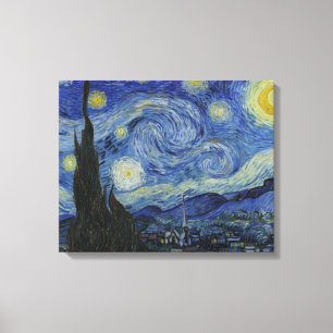 Impressão Em Tela A Noite Estrelada de Van Gogh