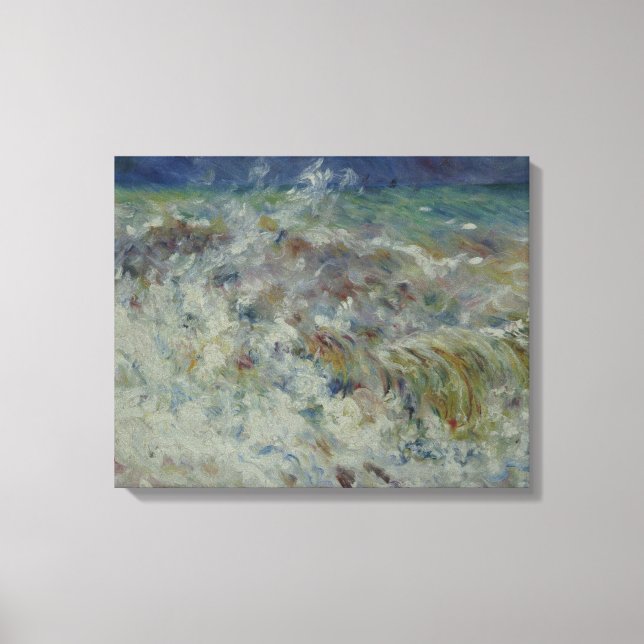 Impressão Em Tela A onda de Pierre-Auguste Renoir (Frente)