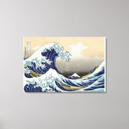 Impressão Em Tela A onda do Excelente de Kanagawa