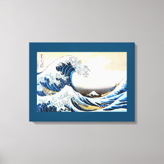Impressão Em Tela A onda do Excelente de Kanagawa, Hokusai