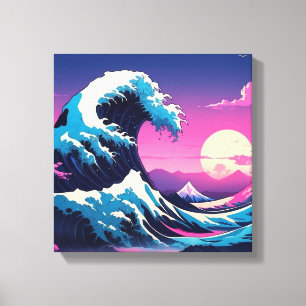 Impressão Em Tela A onda do Excelente - Katsushika Hokusai