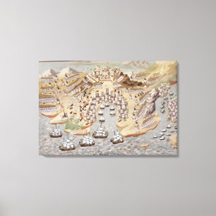 Impressão Em Tela A opinião do Pássaro-Olho da piscina ocidental