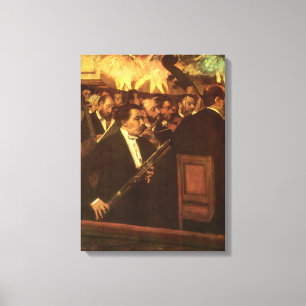 Impressão Em Tela A Orquestra da Ópera por Edgar Degas, Arte Antiga