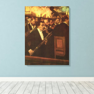 Impressão Em Tela A Orquestra da Ópera por Edgar Degas, Arte Antiga