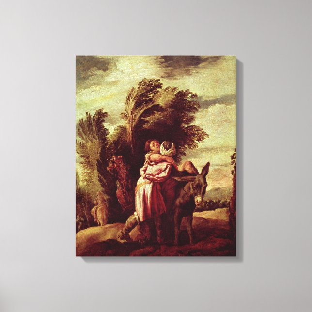 Impressão Em Tela A Parábola do Bom Samaritano (Frente)