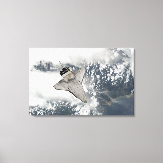 Impressão Em Tela A parte inferior do ônibus espacial Discovery (Frente)