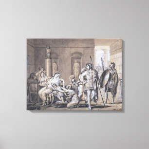 Impressão Em Tela A partida de Hector, c.1812