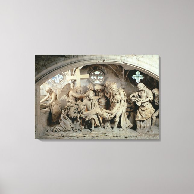 Impressão Em Tela A Páscoa Sepulcher, 1554-64 (pedra) (Frente)