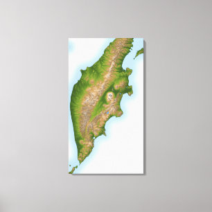 Impressão Em Tela A península de Kamchatka de Rússia