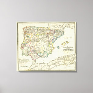 Impressão Em Tela A península ibérica a sua igreja