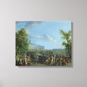 Impressão Em Tela A pilhagem do Invalides, o 14 de julho de 1789