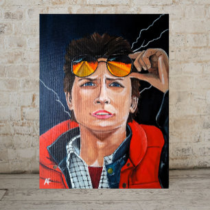 Impressão Em Tela A Pintura do Viajante no Tempo por Alfred Fox