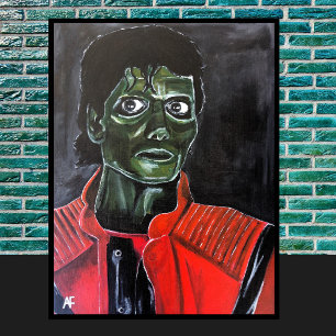 Impressão Em Tela A Pintura do Zumbi por Alfred Fox