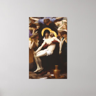 Impressão Em Tela A pintura francesa clássica de Bouguereau: Pieta