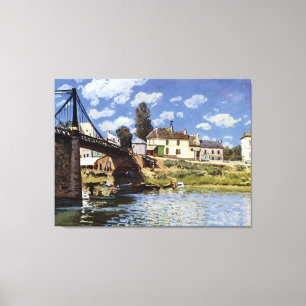 Impressão Em Tela A ponte no Villeneuve-la-Garenne