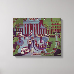 Impressão Em Tela A porta de Brandemburgo, Berlim, 1929