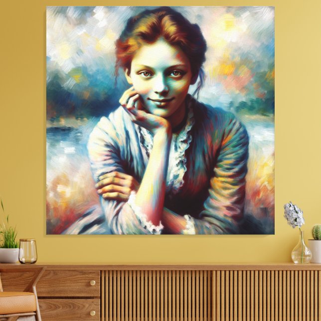 IMPRESSÃO EM TELA A POSIÇÃO DA BELA (Insitu(Sala de estar))