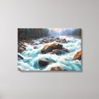Impressão Em Tela A potência esmagadora do fluxo transbordado