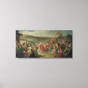 Impressão Em Tela A queda de Granada em 1492, 1890