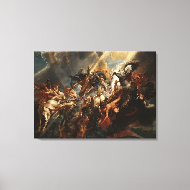 Impressão Em Tela A queda de Phaeton (Frente)