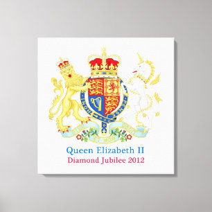 Impressão Em Tela A Rainha Diamante Jubileu Crest