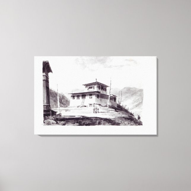 Impressão Em Tela A residência de Lam Glassa (Frente)