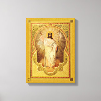 Impressão Em Tela A ressurreição do nosso Senhor - Ícone na Impressã