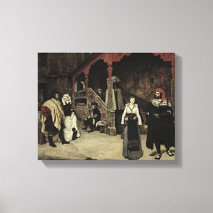 Impressão Em Tela A reunião de Faust e de Marguerite, 1860